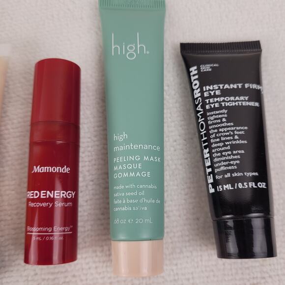 Skincare sample lot of 9 pieces Elemis Mamonde Sunday Riley Peter Thomas Roth - Picture 4 of 7